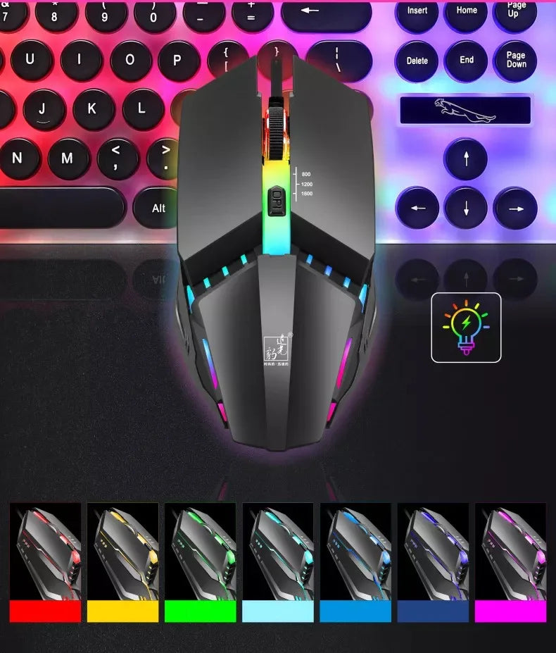 Newest K3 Wired USB Gaming PC Mouse Optical Esports Mechanical Adjustable DPI 800-1200-1600