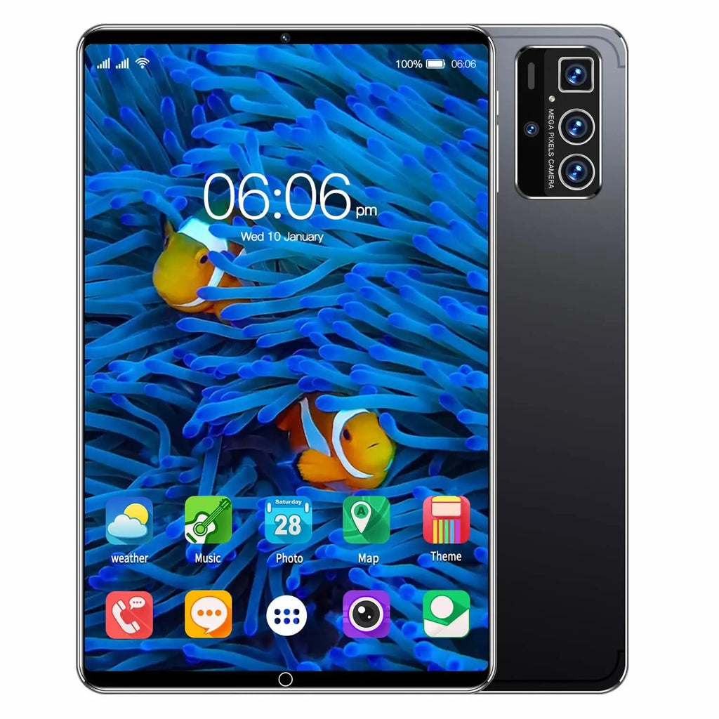 Educational Android Tablet with Phone Call Feature 10.1 Inch Dual SIM 16GB+1TB  Pro 14 Branded
