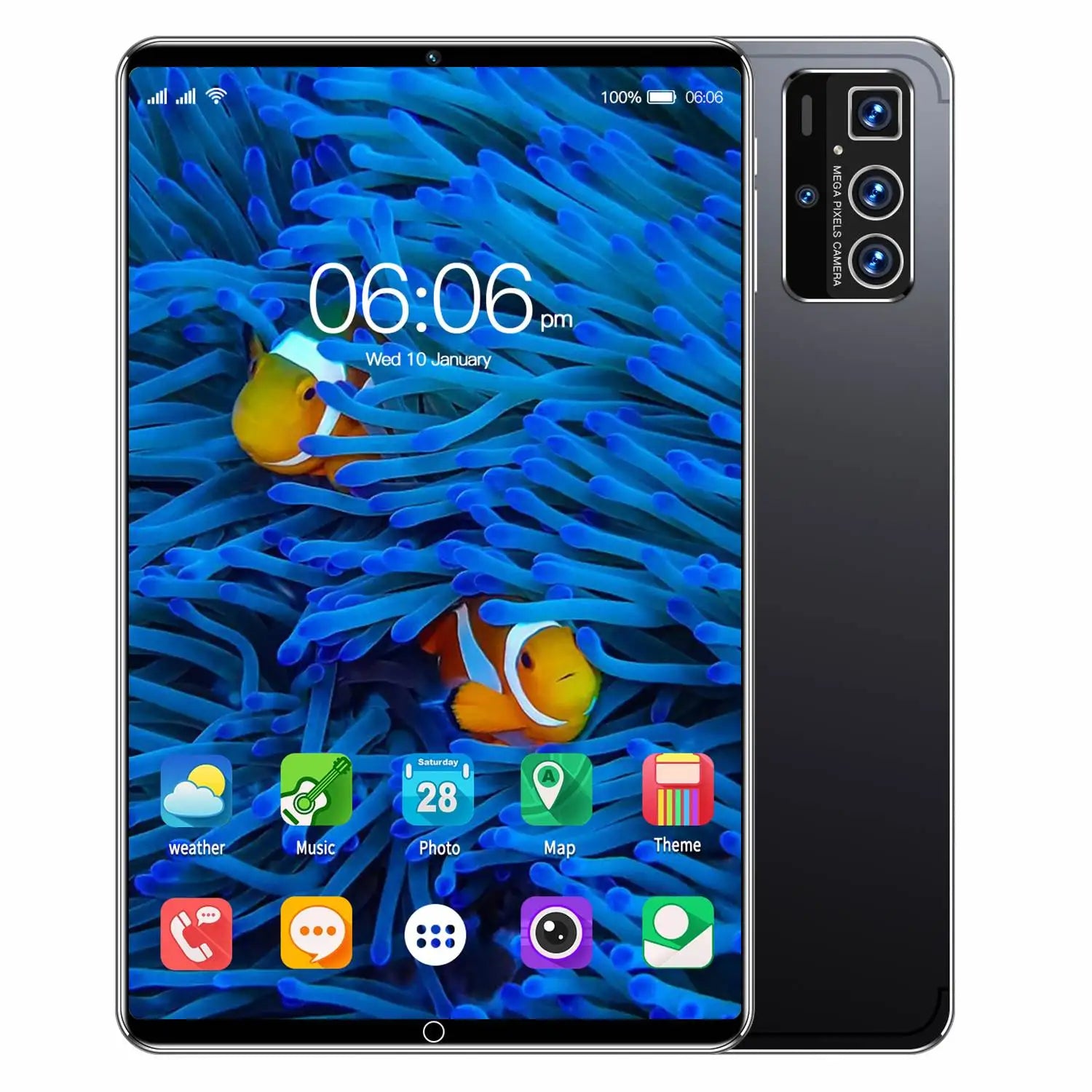 Educational Android Tablet with Phone Call Feature 10.1 Inch Dual SIM 16GB+1TB  Pro 14 Branded