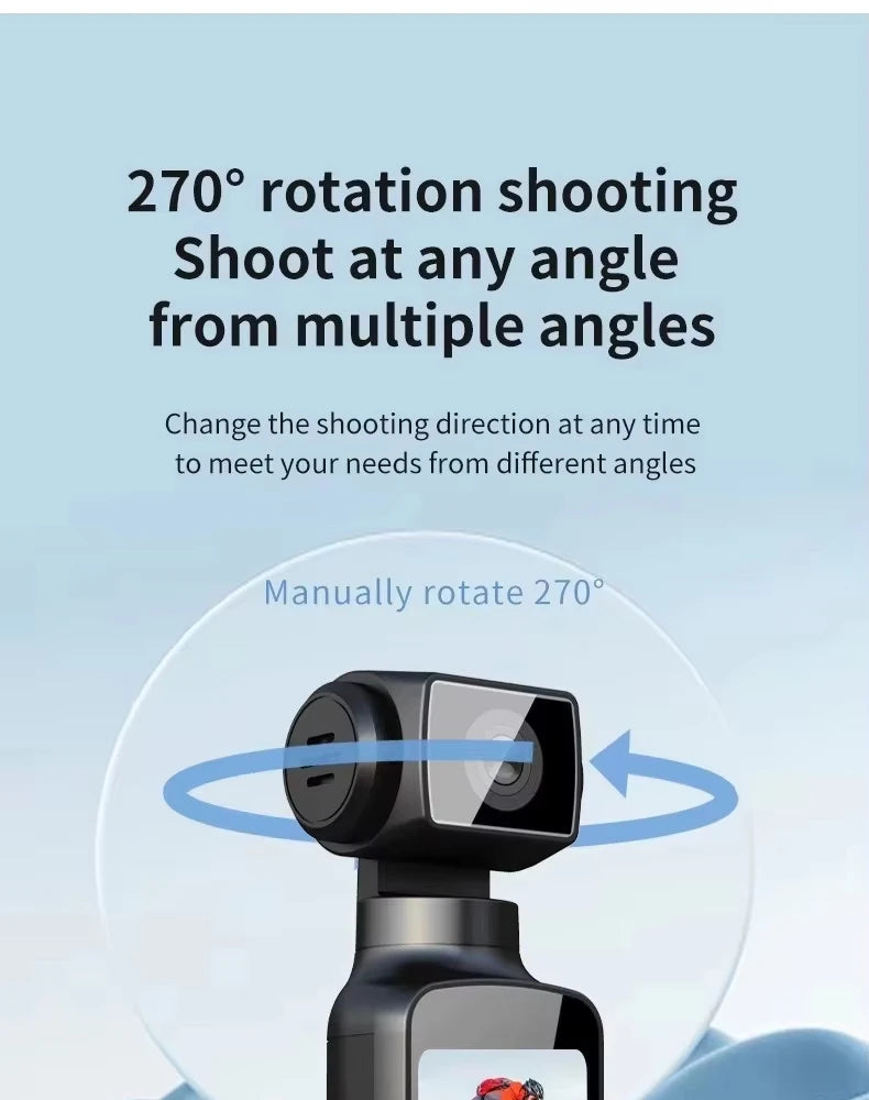 1.3 Inch New 4K With EIS HD Anti-Shake Pocket Sports Camera 270