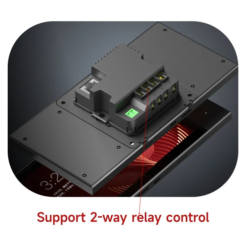 High-Resolution Control Panel for Smart Homes with 3 Gang ZigBee Switch, Tuya Smart Camera and Doorbell, Fortune 500 Partner
