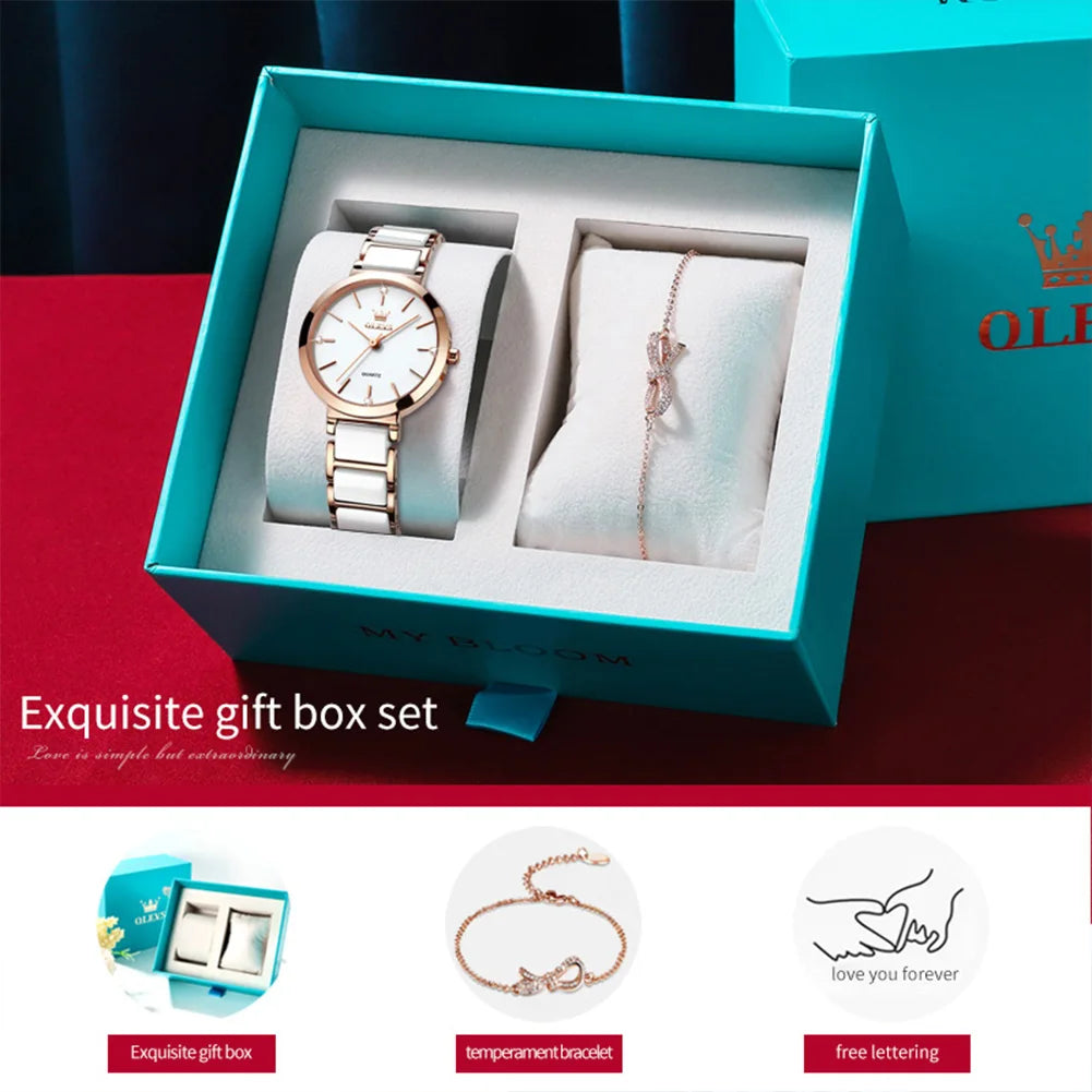 Reloj OLEVS Watch for Man 5877 Quartz Stainless Steel Waterproof Date Week Fashion Classic Wrist Watches OLEVS New Men's Watches
