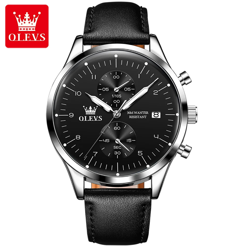 OLEVS 2880 Top Brand Men's Watches Luxury Original Quartz Male Wrist Watch Waterproof Luminous Business Dress 2026 New Fashion