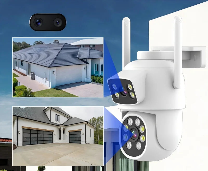 Hot Selling Indoor and Outdoor Camera Cloud and SD Card Storage CCTV Home Security Wired Smart Camera