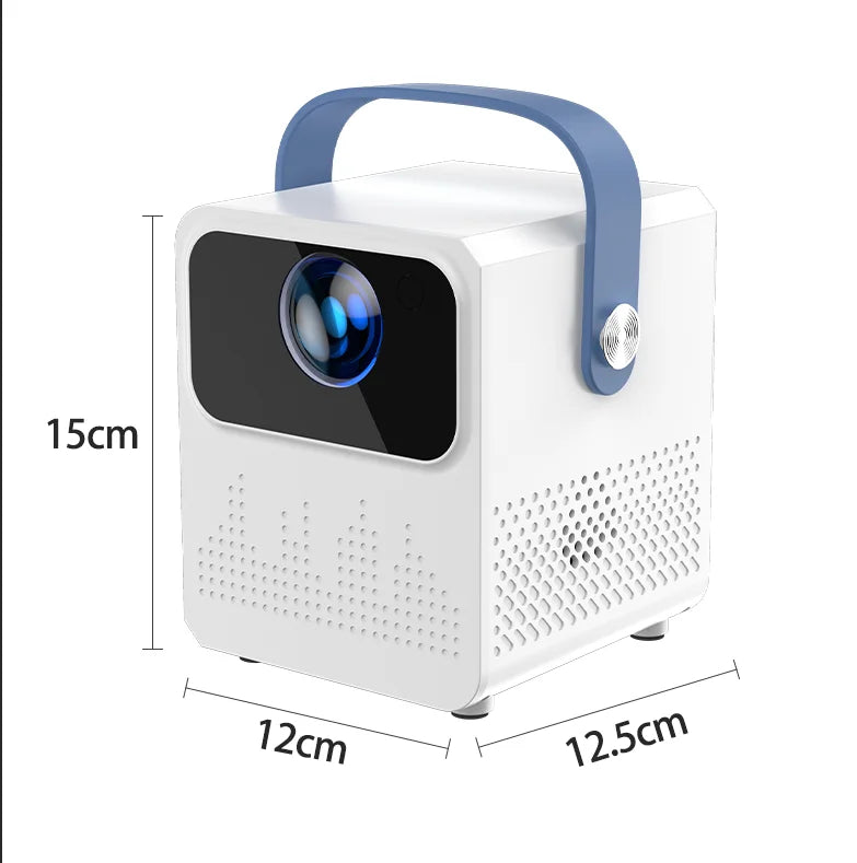 Wholesale T2mini Android 11 Portable Smart Home Projector LED Lamp Video Movie Play  720P  HD Projector