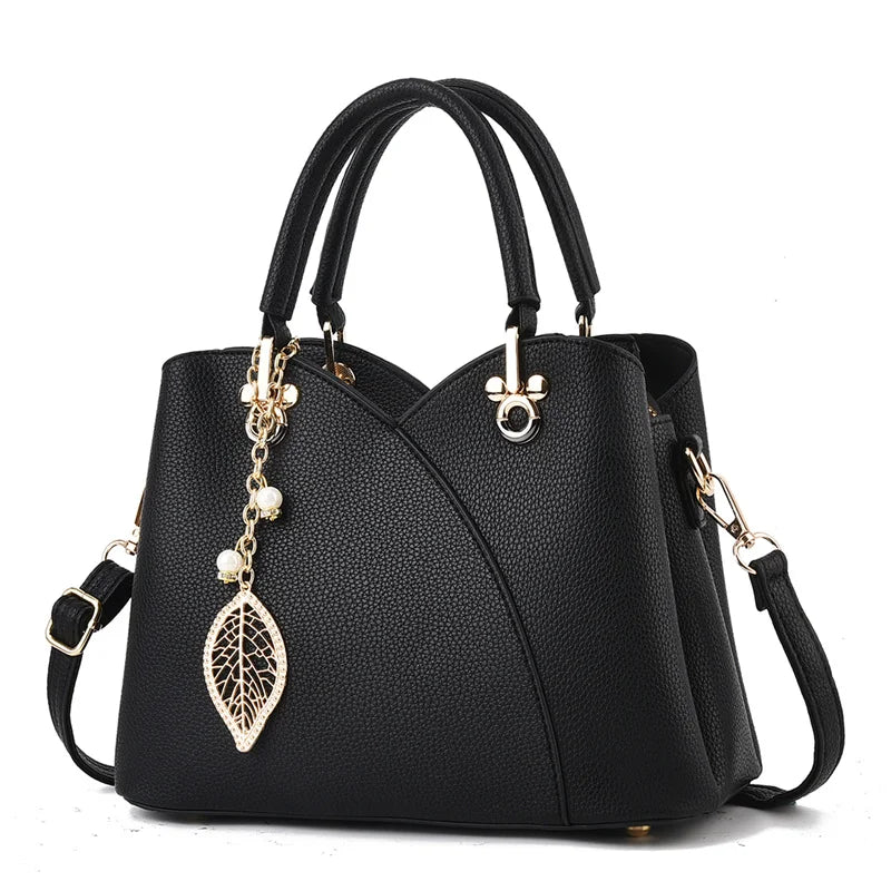 Large Capacity Versatile 2024 New Fashionable and Simple Solid Color Small Fresh Bags Women Handbags Lady