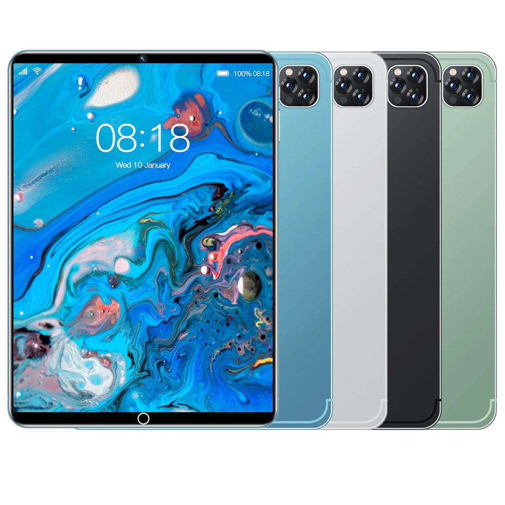 Pro11 12.9-Inch Tablet with 12GB+512GB 5G Dual Sim GPS 8MP+13MP Cameras MTK Processor for Students and Business Factory New