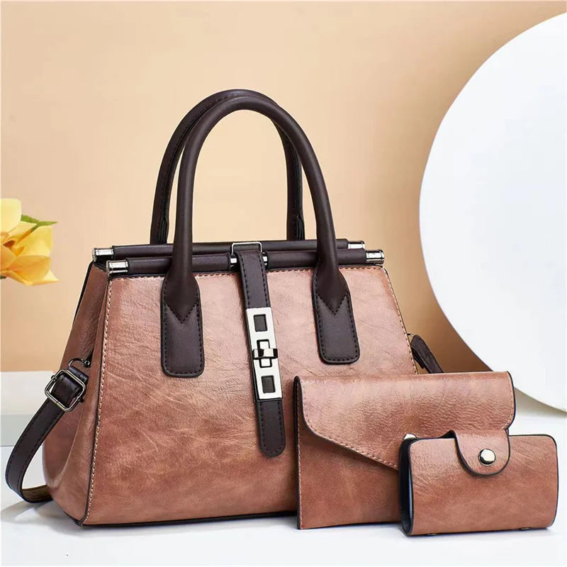 2023 New Spring Solid Color Pu Leather Female Crossbody Bags Fashion Luxury Women Handbags