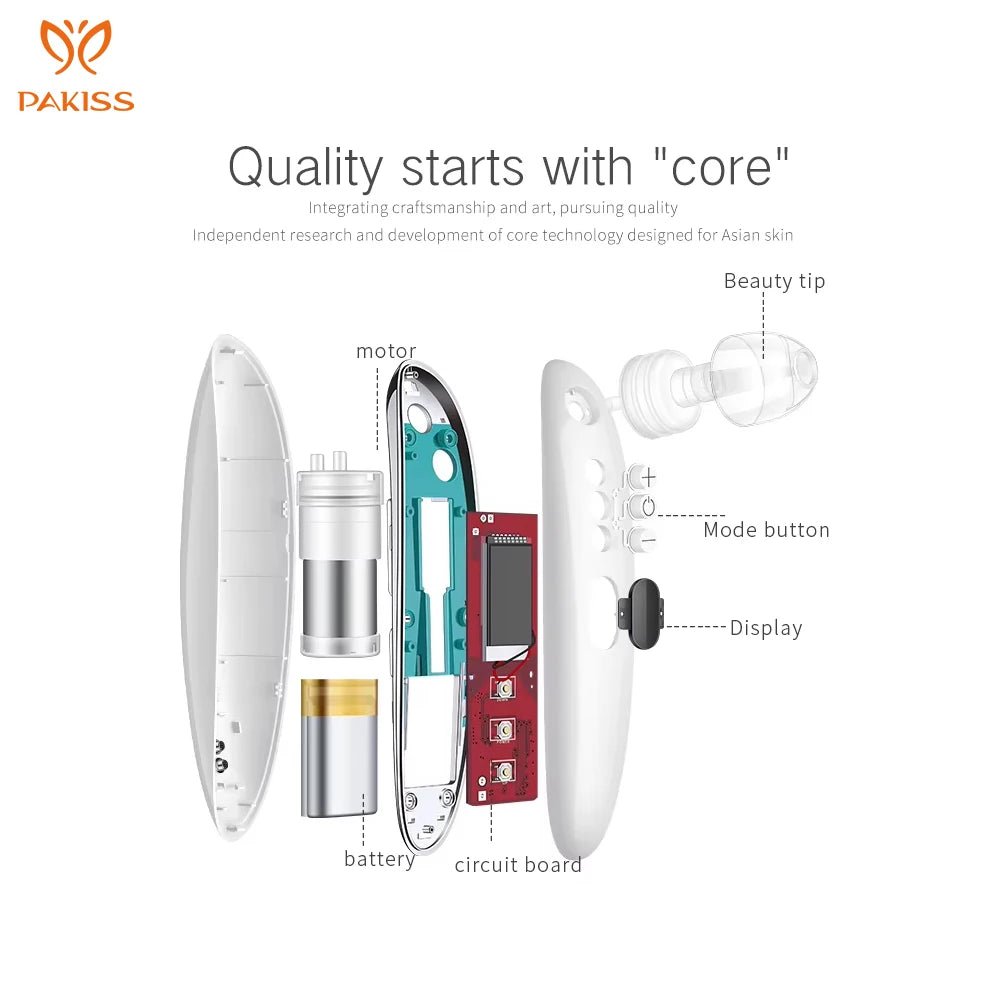 Electric Blackhead Remover With WiFi  App Wireless Camera Observation Skin Care Tools  Blackhead Remover Vacuum With Camera