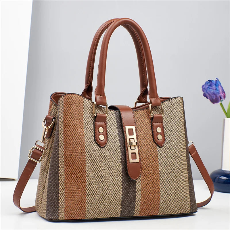 Women Handbags Leather Women Hand Bag Lightweight Pu Shoulder Hand Bags Custom