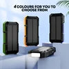 USA Stock Retractable USB C Cable Solar Power Bank 30000mAh 20000mAh Portable Battery Fast Charging Magnetic Wireless Charger