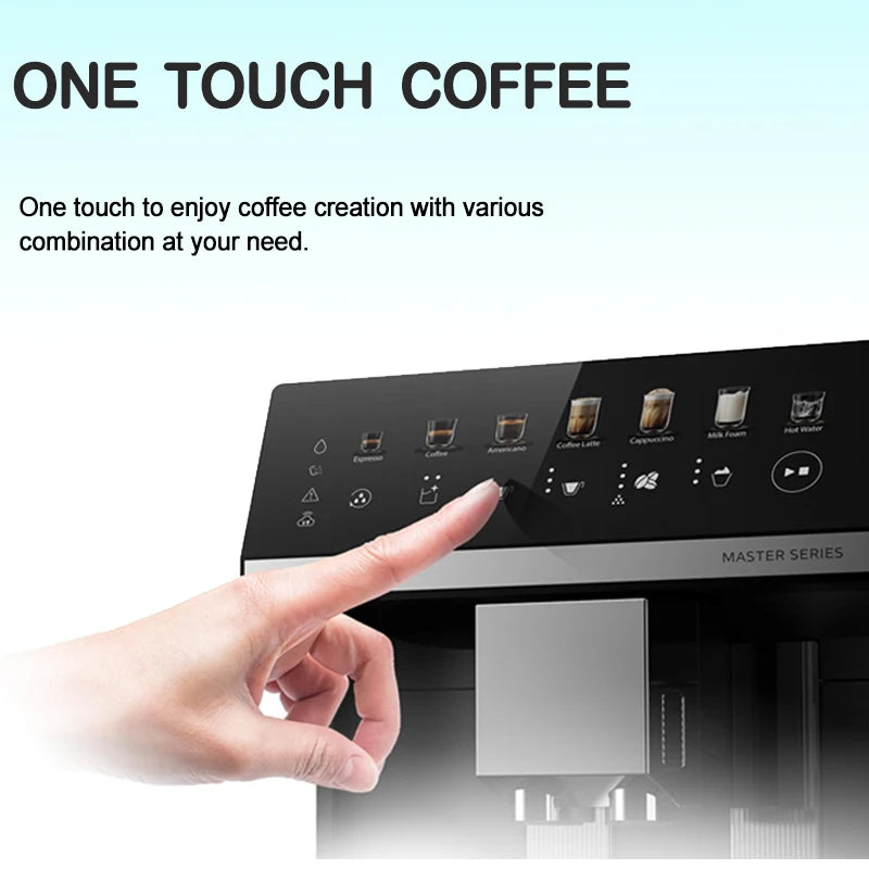M3 15Bar Home Cappuccino Latte Espresso Maker Machine Fully Automatic Coffee Machine With Grinder