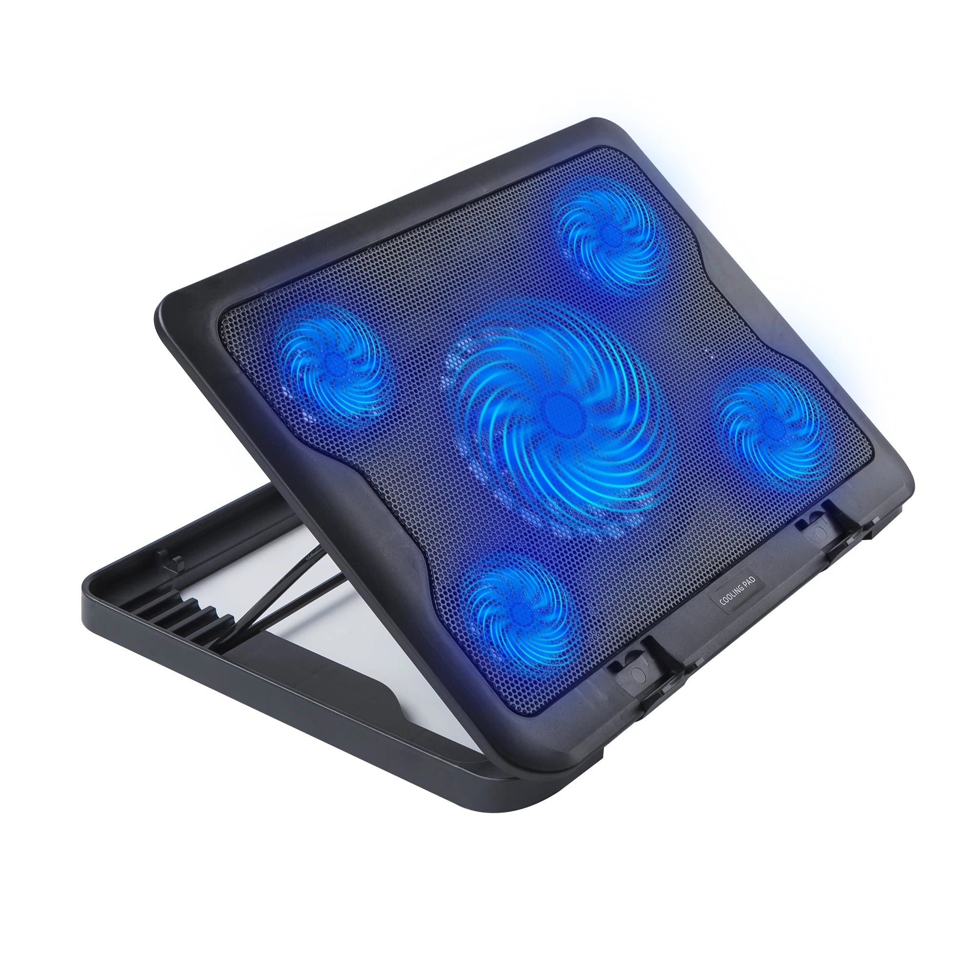 Momi 5 Fans RGB Gaming Laptop Cooler Stand Compatible with 12 to 17 Inch Notebooks New Release for Enhanced Cooling Table