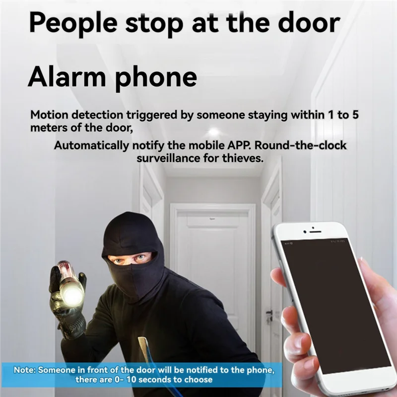 BTLIFE-Wireless WIFI Doorbell Video Intercom Door Bell With Camera 2MP Smart Home For Security Protection PIR Motion Detection