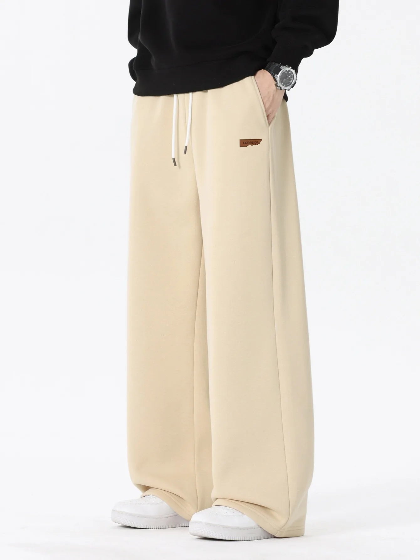 Men's Casual Pants Are Soft and Skin-Friendly, Loose and Non-Restrictive, Suitable for Relaxing at Home, Daily Shopping, Commuting, Outdoor Walks, Casual Gatherings, and Short Vacations