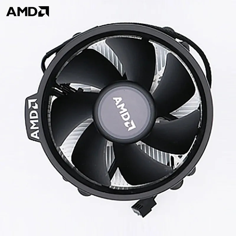 New AMD Original Fan Radiator Cooler Suit For Ryzen 3 Ryzen 5 Ryzen 7 AM5 AM4 CPU R3 R5 5600 5500 5600G R7 5700G R7 5800 R7 7600