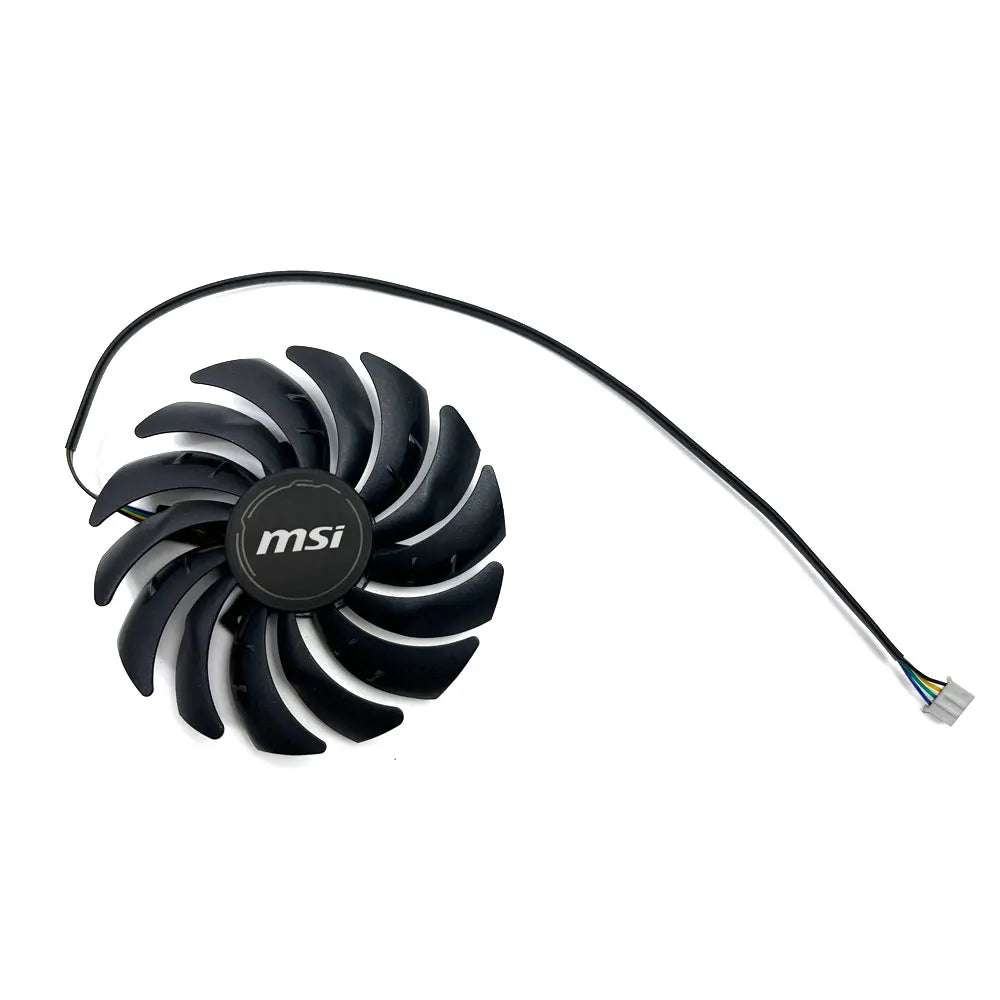 NEW 95MM PLD10010B12HH RX 6600 MECH 2X 8G GPU Fan，For MSI Mech Radeon RX 6600、6600 XT、6700 XT MECH 2X Video card cooling fan