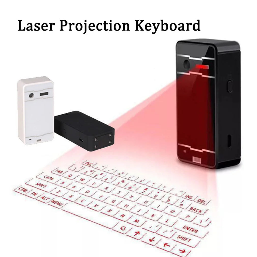 Hot Mini Laser Projection Keyboard Portable Wireless Virtual Bluetooth Keyboard for Smart Phone Tablet PC Notebook Dropshipping