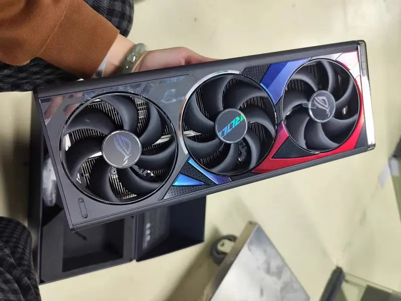 Original Radiator Cooler for ASUS RTX4090 Republic of Gamers Graphics Card with Backplate