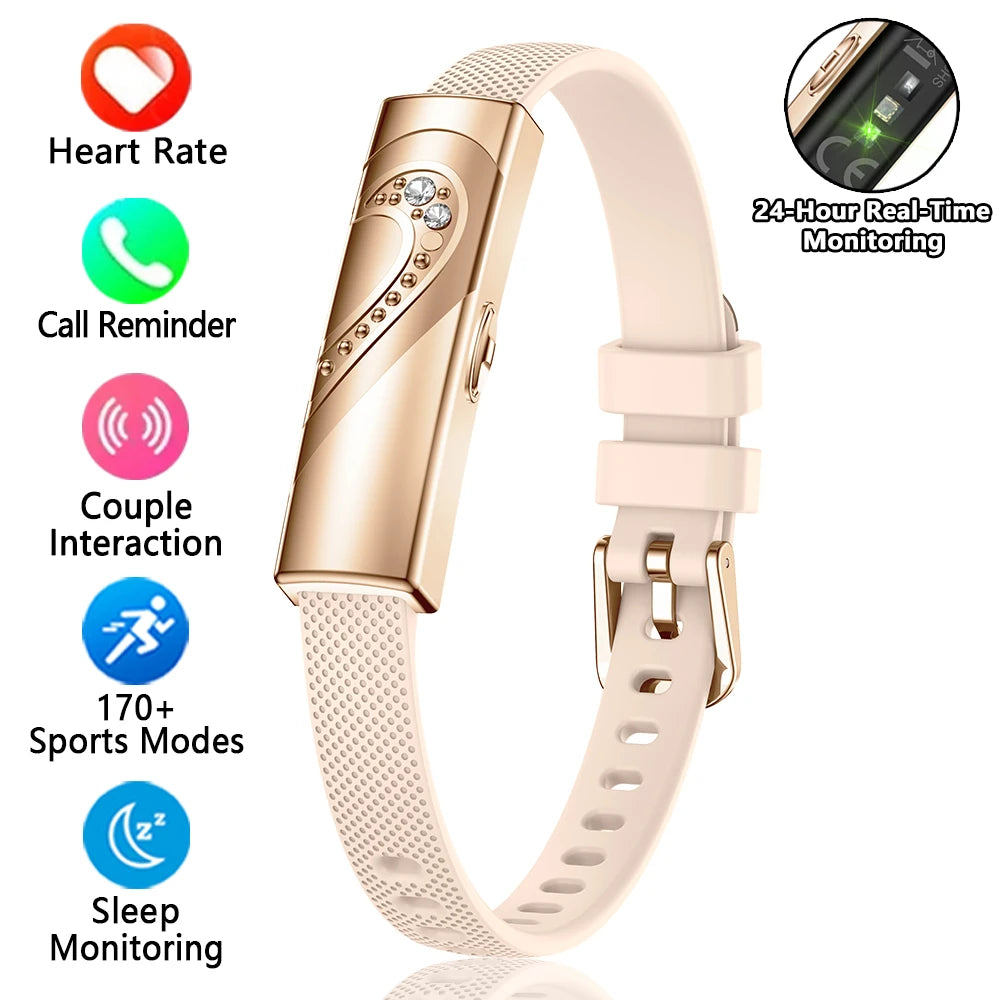Men Women Smart Bracelet Waterproof Sports Fitness Tracker Heart Rate Sleep Monitor Health Smart Band Smartwatch For Android iOS