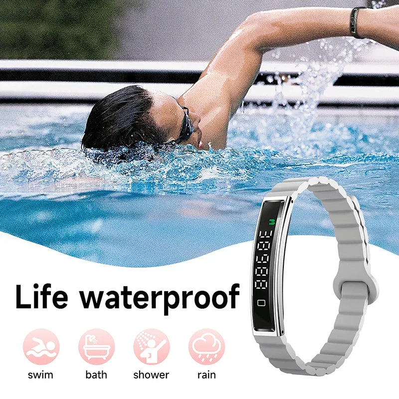 Women Smart Bracelet With Heart Rate Monitor Activity Fitness Tracker Sports Wristband Waterproof Smart Watch Men Smartband