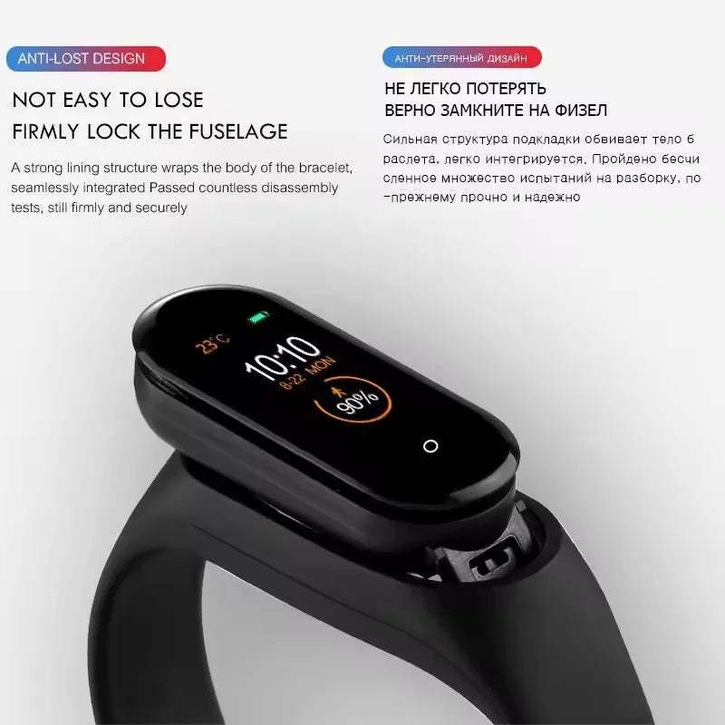 Smart Digital Watch Wristbands Waterproof Blood Pressure Heart Rate Monitor Fitness Tracker Sport Smart Bracelet Men Women Kid