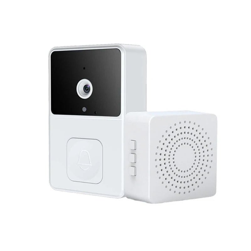 Wireless Smart Video Doorbell Camera with Night Vision, Two-Way Audio, WiFi Security Doorbell with Cloud Storage for Home Security