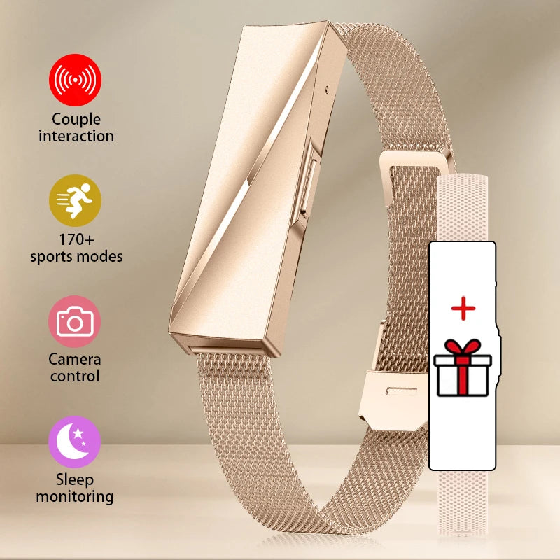 Smart Wristband Bluetooth Connected Smartband Fitness Tracker Heart Rate Blood Pressure SpO2 Sleep Monitor Health Smart Bracelet