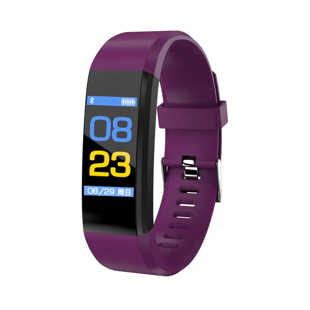 Smart Bracelet Heart Rate Blood Pressure Band Fitness Tracker Smartband Bluetooth-compatible Wristband For Fitbits Smart Watch