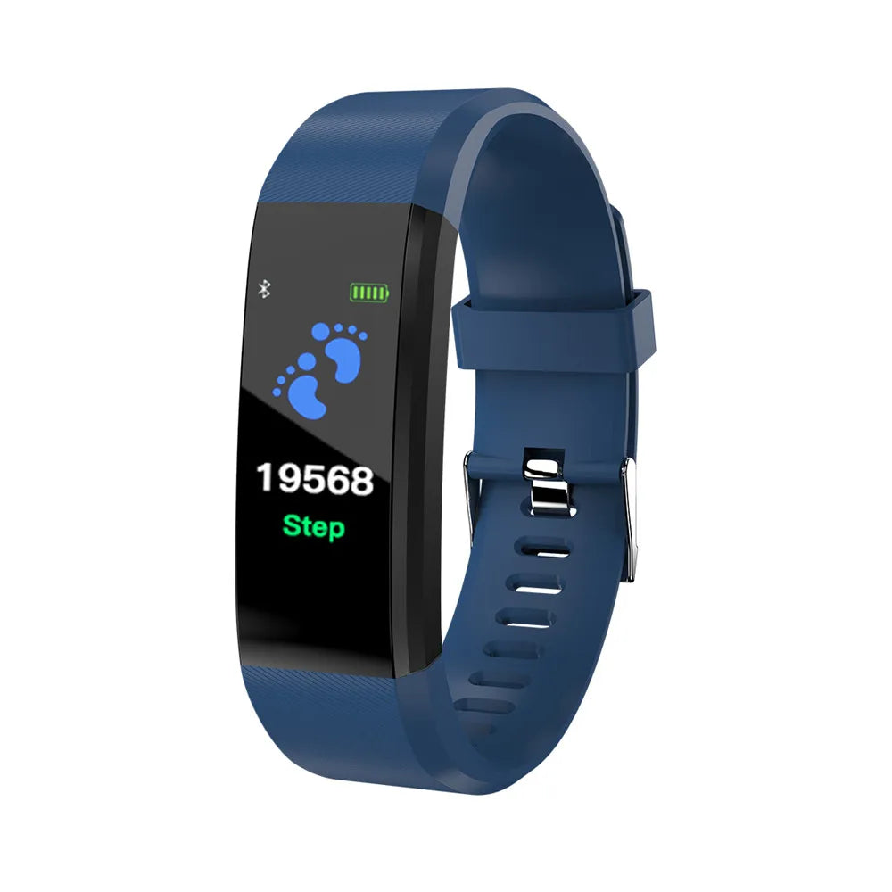 Smart Bracelet Heart Rate Blood Pressure Band Fitness Tracker Smartband Bluetooth-compatible Wristband For Fitbits Smart Watch
