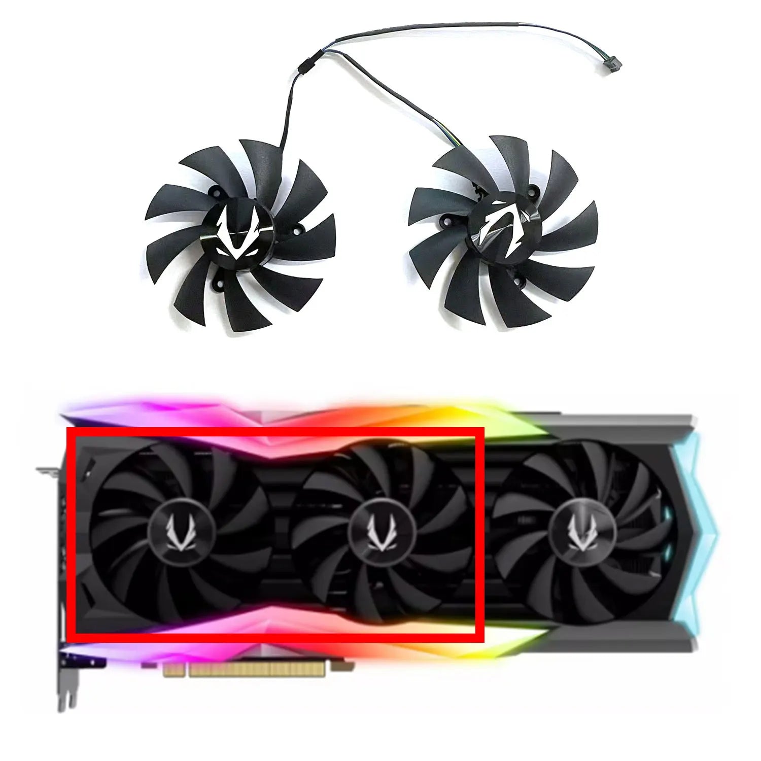 For ZOTAC GAMING GeForce RTX 2080 2070 2080 Ti AMP Extreme GPU Fan 87MM GA92S2U RTX2080 Super 2080Ti Graphics Card Cooling Fan