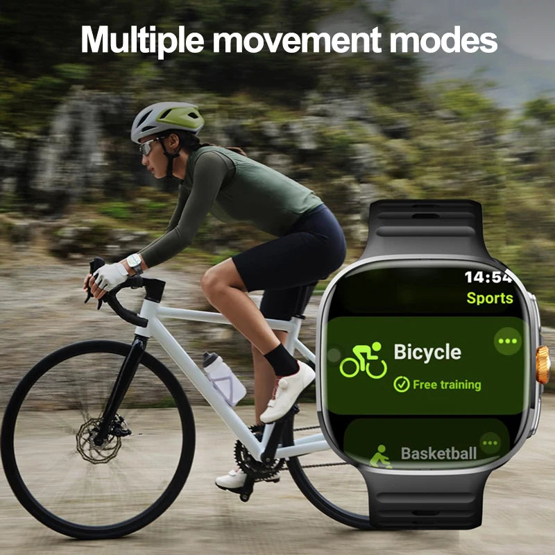 New Large Screen Smartwatch 4G/5G SIM Card Android 10.0 AMOLED 2.4 inch 900W Pull-out Swivel Camera smart watches 16GB+256GB RAM