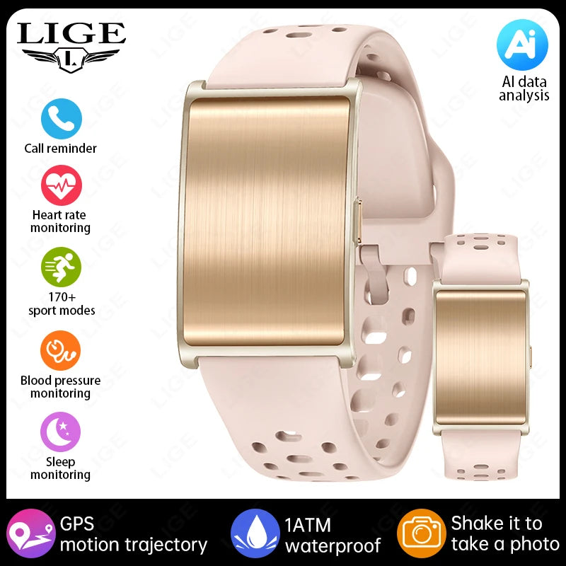 AI Health Wristband Smart Watch Bracelet Men Women Heart Rate Blood Pressure Monitor Fitness Tracker Waterproof Sports Smartband