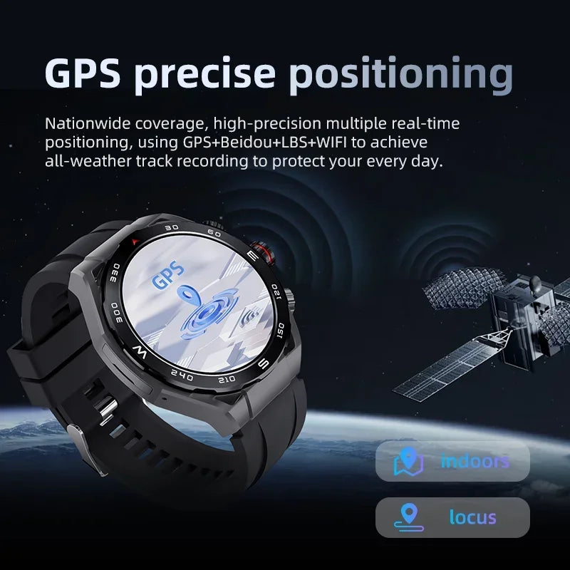 2025 New smartwatch VP900 WiFi GPS Navigation AMOLED HD Screen Fitness 4G SIM Card Camera Video Call Waterproof smart watch men