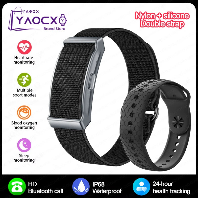 New Sport Fitness Tracker Smart Bracelet Heart Rate Blood Pressure Monitor Pedometer Call Reminder Smartwatch Band for Men Women
