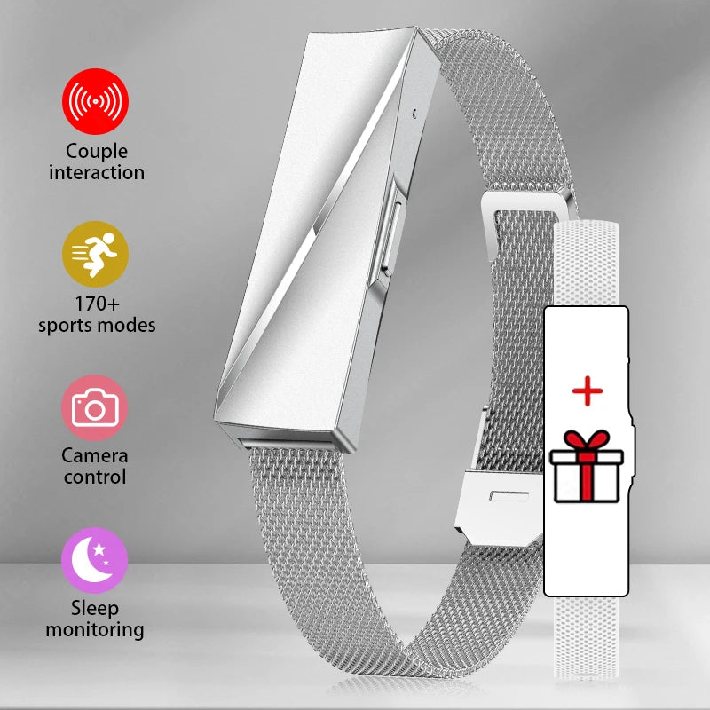 Smart Wristband Bluetooth Connected Smartband Fitness Tracker Heart Rate Blood Pressure SpO2 Sleep Monitor Health Smart Bracelet