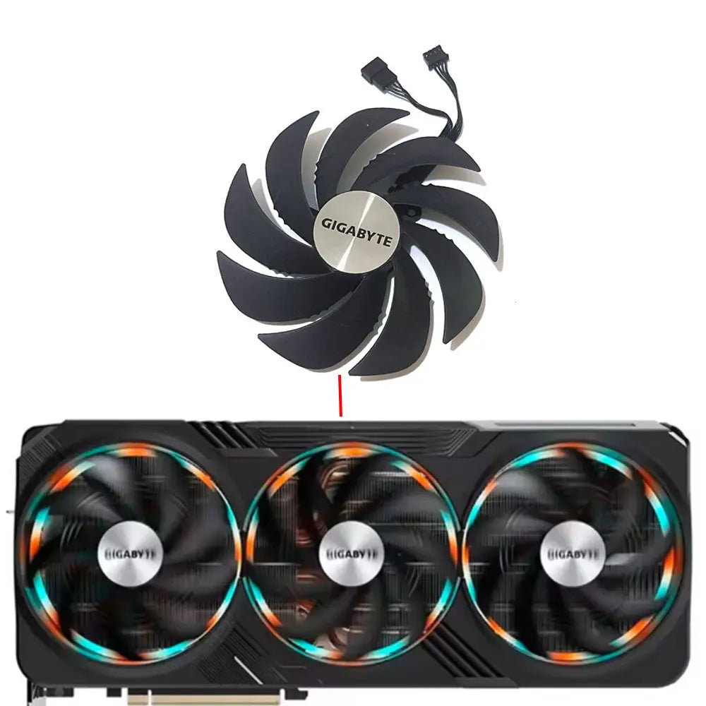 NEW Original RTX4080 RTX4090 105MM Video Card Replacement Cooling Fan For Gigabyte Geforce RTX 4090 RTX 4080 Gaming OC GPU Fan