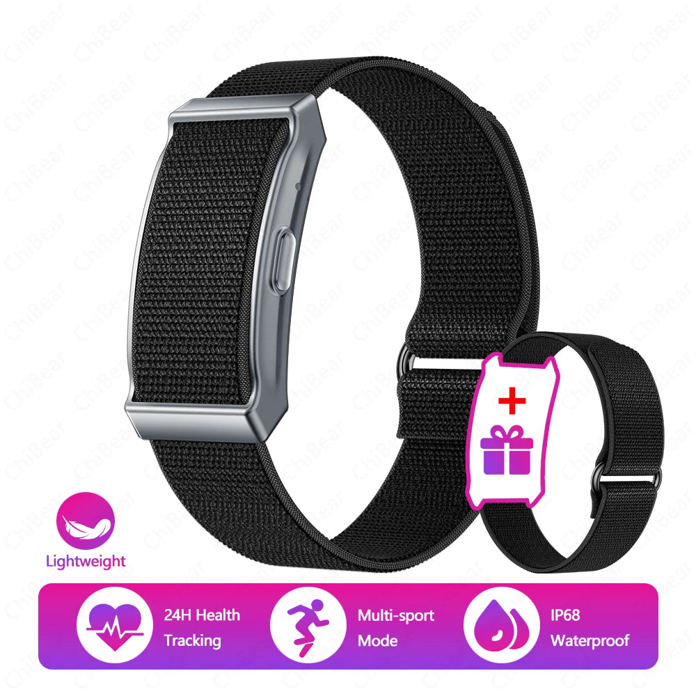 New Screenless Smart Watch Heart Rate Blood Oxygen Health Monitor Wristwatch Sports Fitness Tracker Smartwatch For Men Women