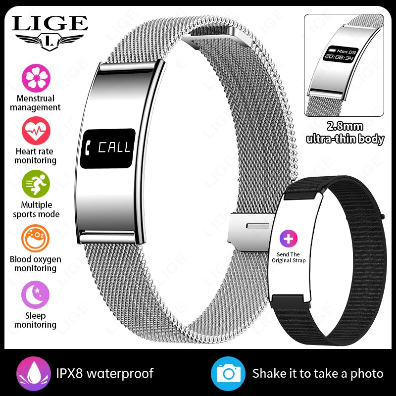 New Smart Bracelet Women Men Heart Rate Blood Oxygen Health Monitor Pedometer Sport Fitness Tracker Electronic Watch Smart Bands