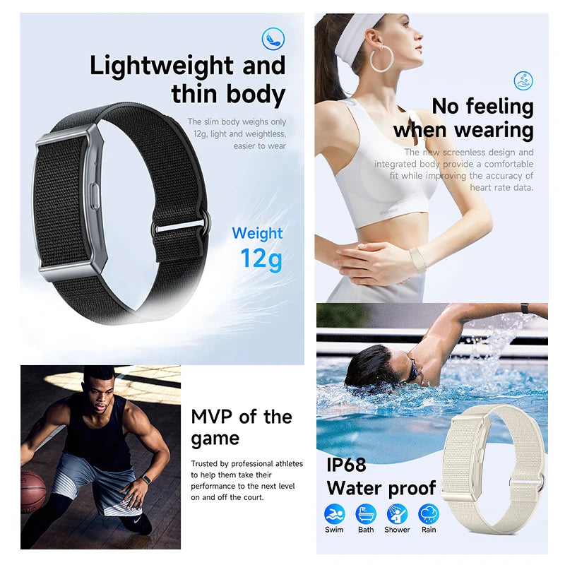 No Screen Smart Watch Men Women Fitness Smart Bracelet Sports Band Blood Oxygen Heart Rate Monitor Health Tracker Smart watch