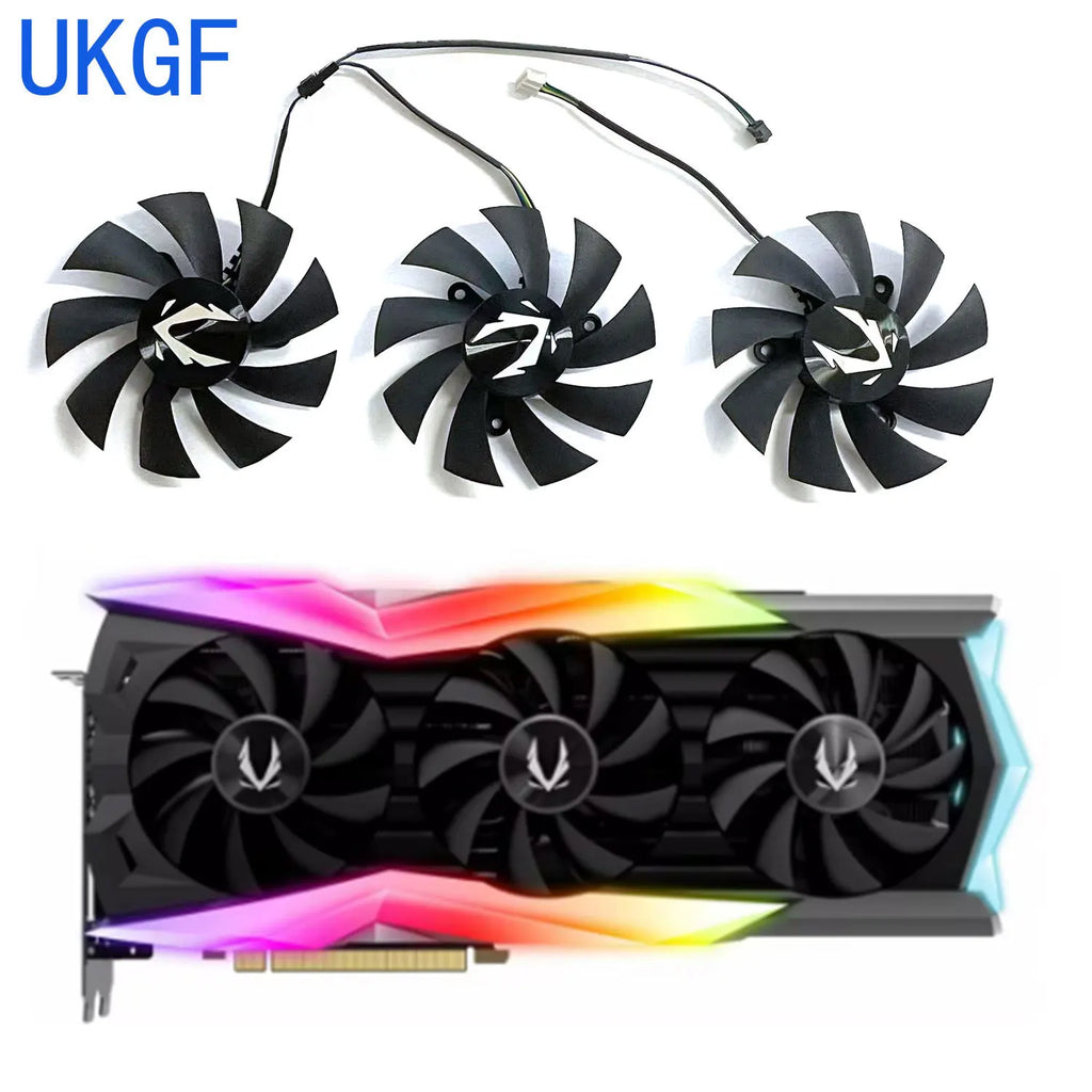 For ZOTAC GAMING GeForce RTX 2080 2070 2080 Ti AMP Extreme GPU Fan 87MM GA92S2U RTX2080 Super 2080Ti Graphics Card Cooling Fan