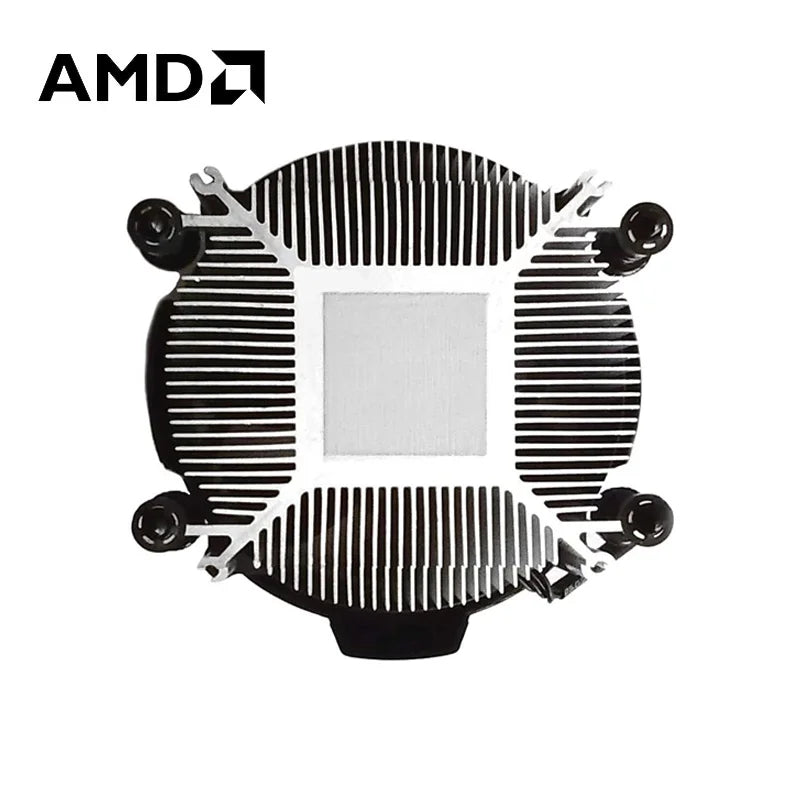 New AMD Original Fan Radiator Cooler Suit For Ryzen 3 Ryzen 5 Ryzen 7 AM5 AM4 CPU R3 R5 5600 5500 5600G R7 5700G R7 5800 R7 7600
