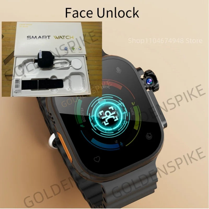 32+512GB DW100 Smart Watch 4G/5G LTE Rotary Camera GPS Position WIFI Video Global Calling 2.29'' Amoled Android 10.0 Smartwatch
