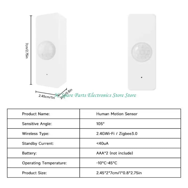 SZ Intelligent PIR Motion Detection Device for Enhancing Home Safety with WiFi or ZigBee3.0 Support Human Movement Detector