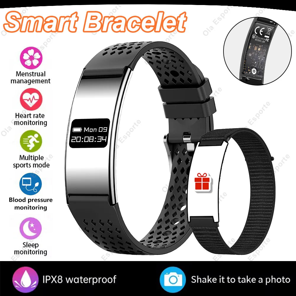 Sports Step Count Smart Bracelet 2026 New Men Women Health Monitoring Fitness Smart Watch Heart Rate Sleep Monitoring Smart Band
