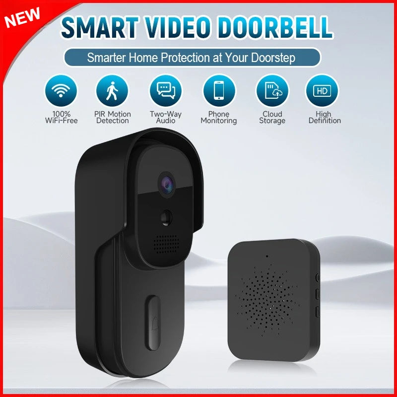 Tuya Video Doorbell WiFi Wireless Security Camera Door Bell DC AC Battery Powered 1080P 2MP Waterproof Doorbells Smart Home