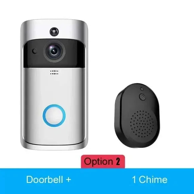 Wifi Doorbell Camera Smart Home Video Intercom Door Bell Video Call for Apartments IR Alarm Wireless Security Camera Doorbell