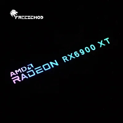 FREEZEMOD GPU Side Panel RTX3090 GTX ROG PC Decoration Video Card Plate Faith Lamp Water Cooler AURA SYNC XYD-5V Cooling ARGB