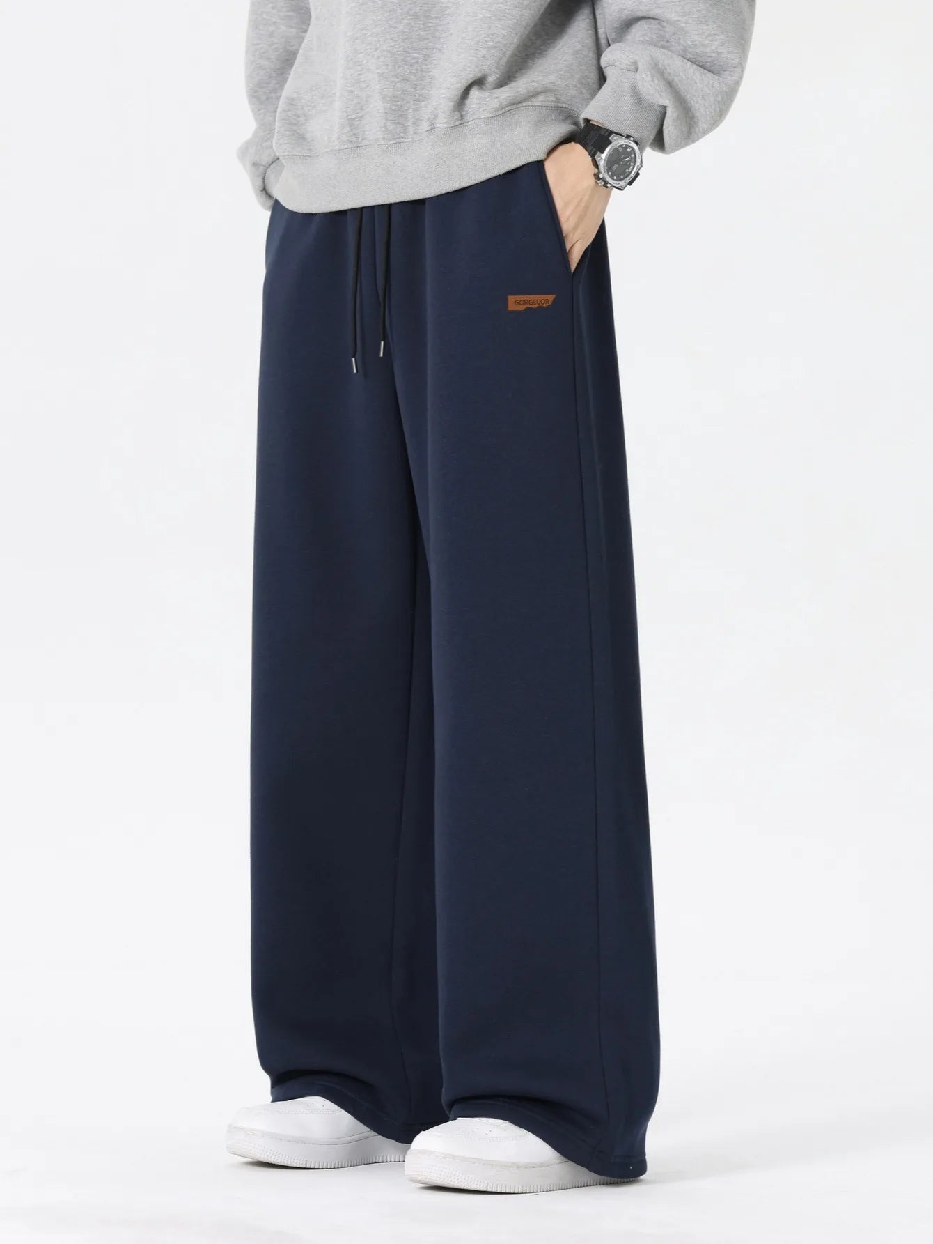 Men's Casual Pants Are Soft and Skin-Friendly, Loose and Non-Restrictive, Suitable for Relaxing at Home, Daily Shopping, Commuting, Outdoor Walks, Casual Gatherings, and Short Vacations
