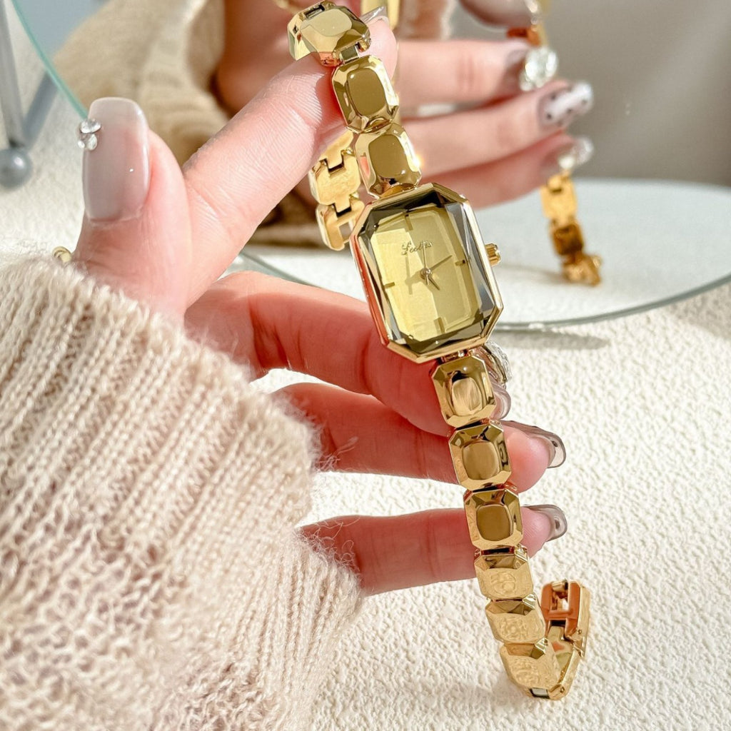 Bracelet Watch Cut Square Women's Small Square Watch